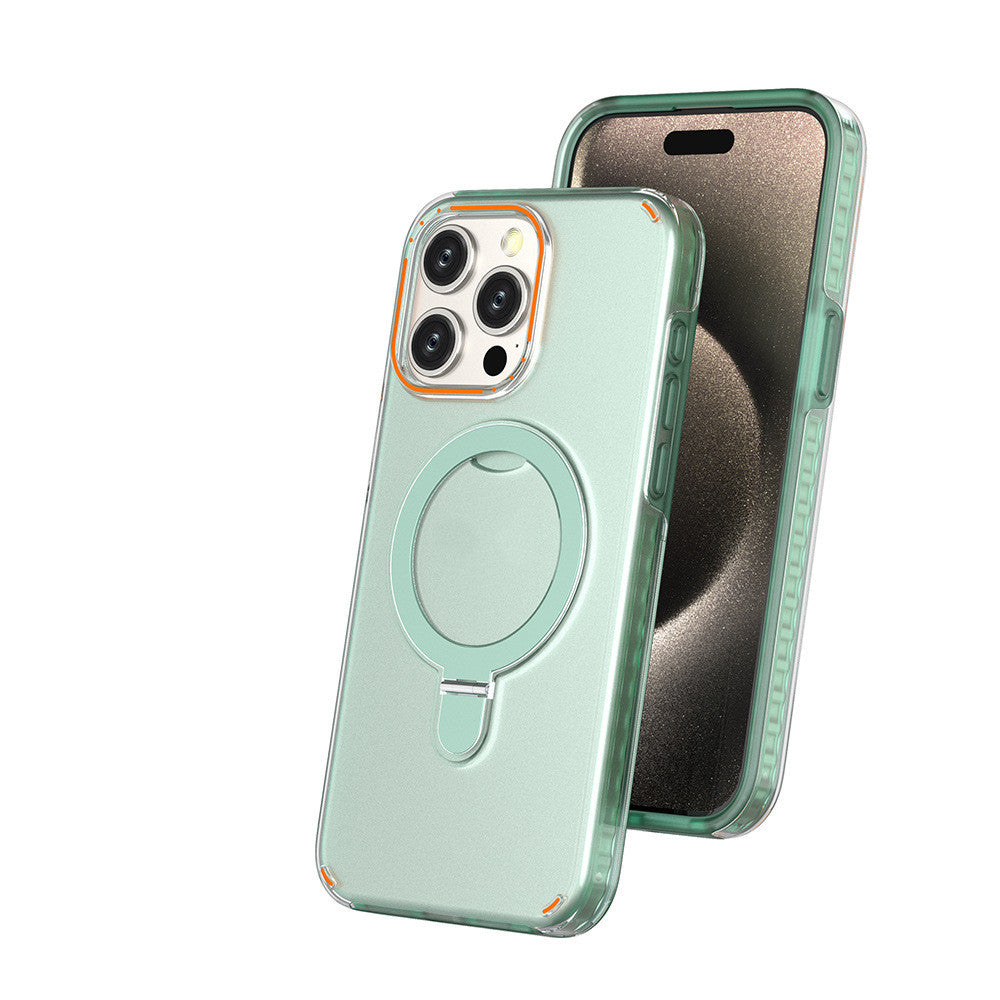 New Colorful Magnetic Bracket Phone Case With Holder Stand