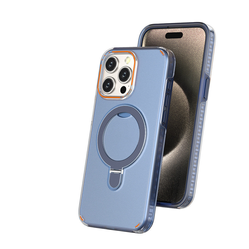 New Colorful Magnetic Bracket Phone Case With Holder Stand