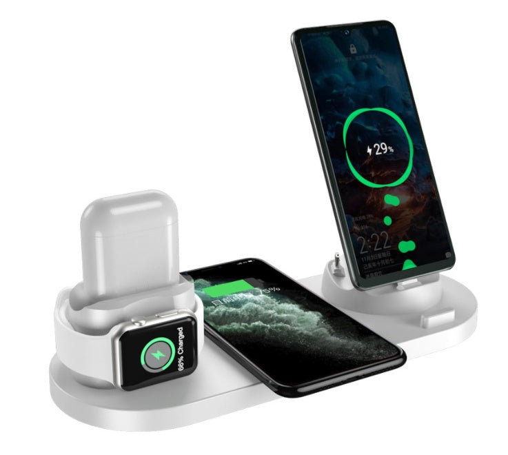 Wireless Charger 6 In 1 Charging Dock Station