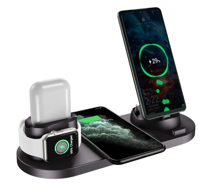 Wireless Charger 6 In 1 Charging Dock Station