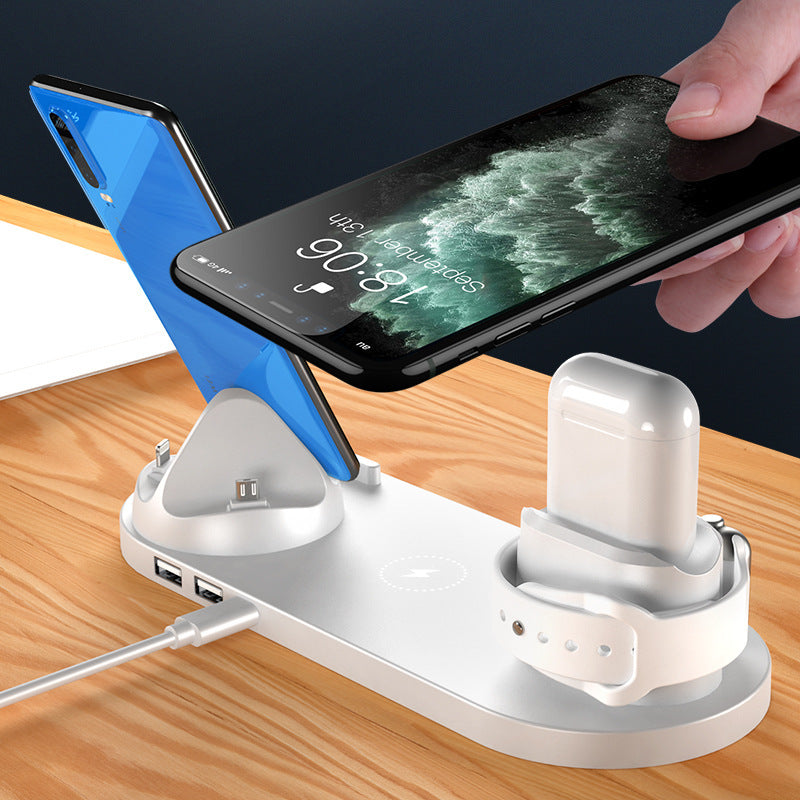 Wireless Charger 6 In 1 Charging Dock Station