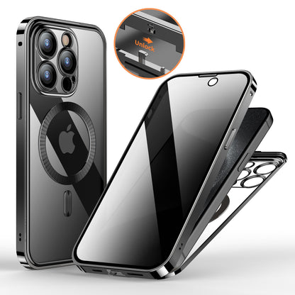 Anti-Privacy Metal Buckle Magnetic Phone Case