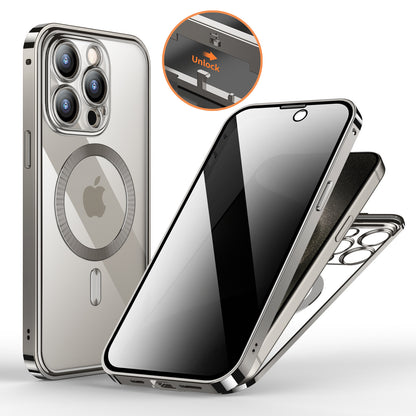 Anti-Privacy Metal Buckle Magnetic Phone Case