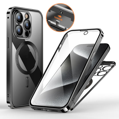 Anti-Privacy Metal Buckle Magnetic Phone Case
