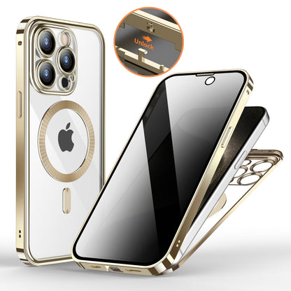 Anti-Privacy Metal Buckle Magnetic Phone Case